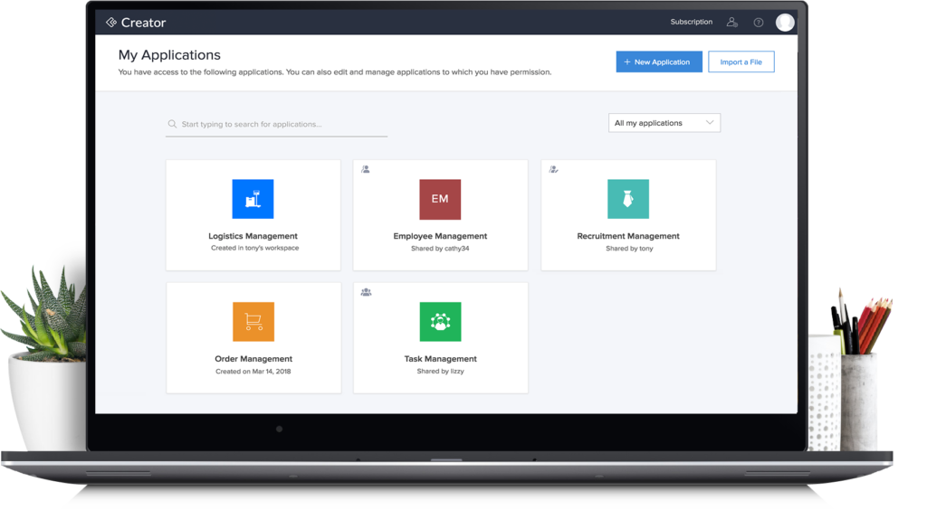 Zoho Creator Software